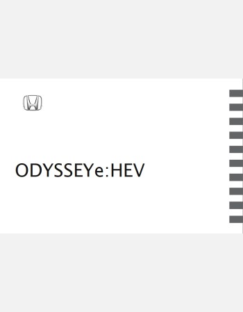 honda odyssey hybrid 2016-2017 owners manual (jdm).